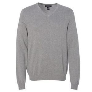 Van Heusen V Neck Pullover Long Sleeve Sweater US Mens L New